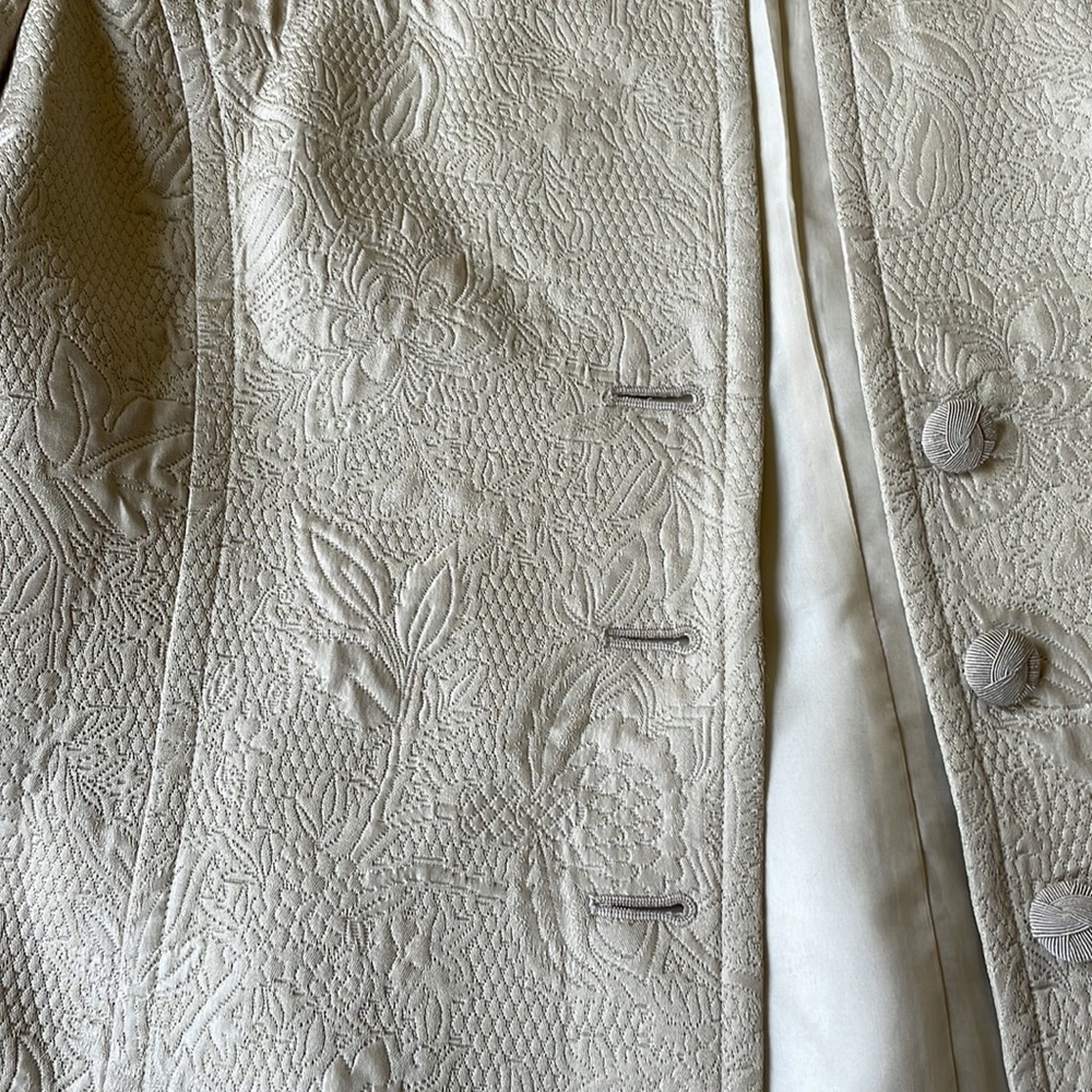 Talbots Petites Brocade Pattern Jacket/Blazer- Si… - image 4